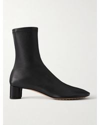 Bottega Veneta - Cherry Leather Ankle Boots - Lyst
