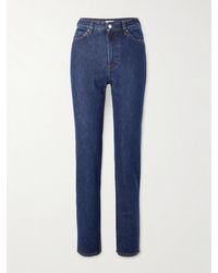 TOTEME - Garderob High-Rise Slim-Fit Organic Jeans - Lyst
