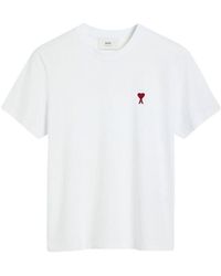 Ami Paris - T-Shirt With Logo - Lyst