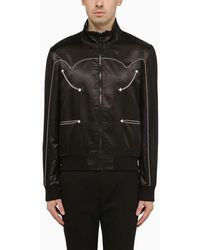 Balmain - Reversible Bomber Jacket With Stars For - Lyst