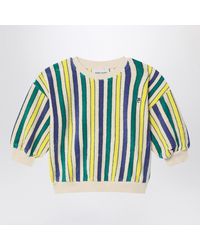 Bobo Choses - Multicolored Striped Sponge Sweatshirt - Lyst