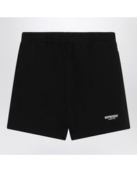 Represent - Cotton Shorts With Logo - Lyst