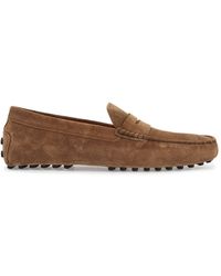 Tod's - Light Walnut Leather Driving Moccasin - Lyst