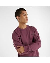 New Balance - Herren Athletics French Terry Crew - Lyst
