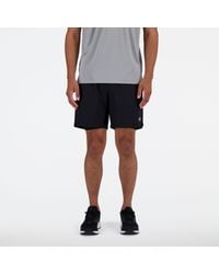 New Balance - Ac lined short 7" in nero - Lyst