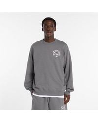 New Balance - Reimagined Fleece Crew - Lyst