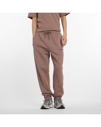 New Balance - Hombre Linear Graphic Fleece Pant En, Poly Fleece, Talla - Lyst