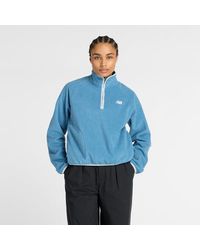 New Balance - Sport Polar Fleece Half Zip - Lyst