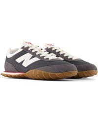 New Balance - Rc30 In Grey/white/red Suede/mesh - Lyst