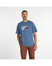New Balance - Numeric Stacked Graphic T-Shirt - Lyst