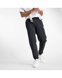 New Balance - Athletics Stretch Woven jogger In Black Nylon Woven - Lyst