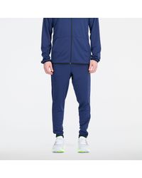 New Balance - Tenacity Knit Training Pant In Blue Poly Knit - Lyst