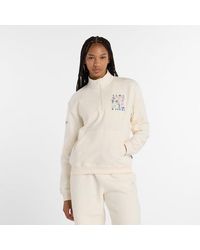 New Balance - Nyc Marathon Fleece Half Zip Shirt - Lyst