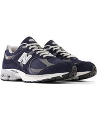 New Balance - 2002rx In Blue/grey Suede/mesh - Lyst