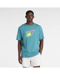 New Balance - Classic Tri-Logo T-Shirt - Lyst