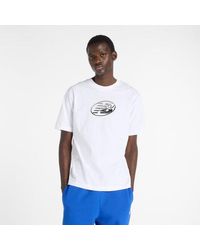 New Balance - Hombre Chrome Nb T-Shirt En, Algodón, Talla - Lyst