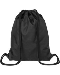 New Balance - Team Drawstring Bag In Black Polyester - Lyst