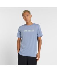 New Balance - Heathertech Athletic Gear T-Shirt - Lyst