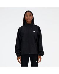 New Balance - Femme Sport Essentials Oversized Jacket En, Polywoven, Taille - Lyst