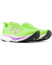 New Balance - Fuelcell Rebel V3 In Green/blue/pink Synthetic - Lyst