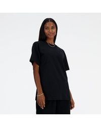 New Balance - Athletics jersey t-shirt in schwarz - Lyst