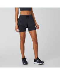 new balance women's athletic shorts