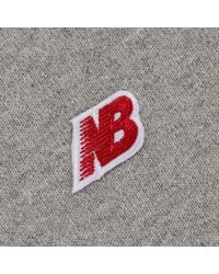 New Balance - Made in usa core crewneck sweatshirt in grigio - Lyst