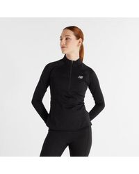 New Balance - Athletics Heat Grid 1/2 Zip - Lyst