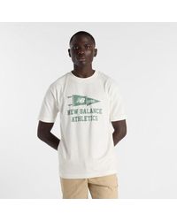 New Balance - Varsity Pennant T-Shirt - Lyst