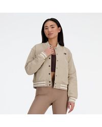 New Balance - Femme Sydney'S Signature Collection X Nb Interlock Jacket En, Cotton, Taille - Lyst