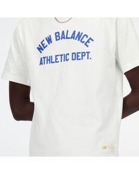 New Balance - Sportswear's Greatest Hits T-shirt In White Cotton - Lyst
