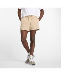 New Balance - Homme Athletics French Terry Short 5&Quot; En, Cotton, Taille - Lyst