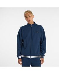New Balance - Post Season Pique Track Jacket - Lyst