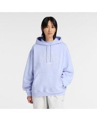 New Balance - Trackside Fleece Hoodie - Lyst