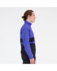 New Balance - Tenacity Woven Jacket In Blue Polywoven - Lyst