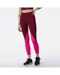 New Balance Achiever 7/8 Tight - Red