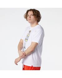 New Balance - Nb essentials runner t-shirt - Lyst