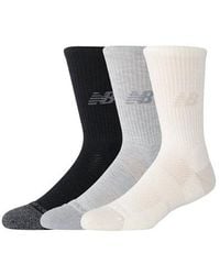 New Balance - Active Crew Socks 3 Pack, Poliéster, Talla - Lyst