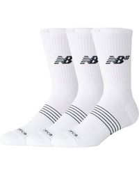 New Balance - Active Numeric Crew Socks 3 Pack - Lyst