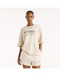 New Balance - Trackside Oversized T-Shirt - Lyst