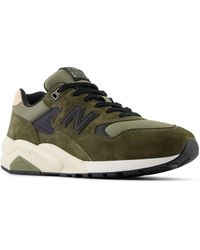 New Balance - 580 In Green/brown Leather - Lyst