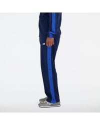 New Balance - Sportswear's Greatest Hits Snap Pant In Blue Poly Knit - Lyst