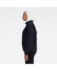 New Balance - Sport essentials jacket in schwarz - Lyst