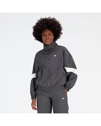 New Balance - Femme Veste Athletics Remastered Woven En, Polywoven, Taille - Lyst