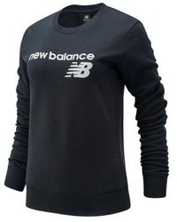 New Balance - Femme Nb Classic Core Fleece Crew En, Cotton, Taille - Lyst