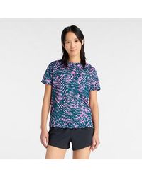 New Balance - London Edition Rc Essential Printed T-Shirt - Lyst