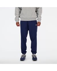New Balance - Athletics Stretch Woven jogger In Blue Nylon Woven - Lyst