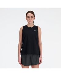 New Balance - Sport Essentials Heathertech Tank () Clothing - Lyst