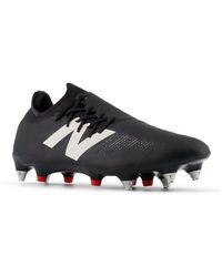 New Balance - Furon Pro Sg V7+ In Black/white/red Synthetic - Lyst
