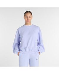 New Balance - Athletics French Terry Crew Shirt - Lyst